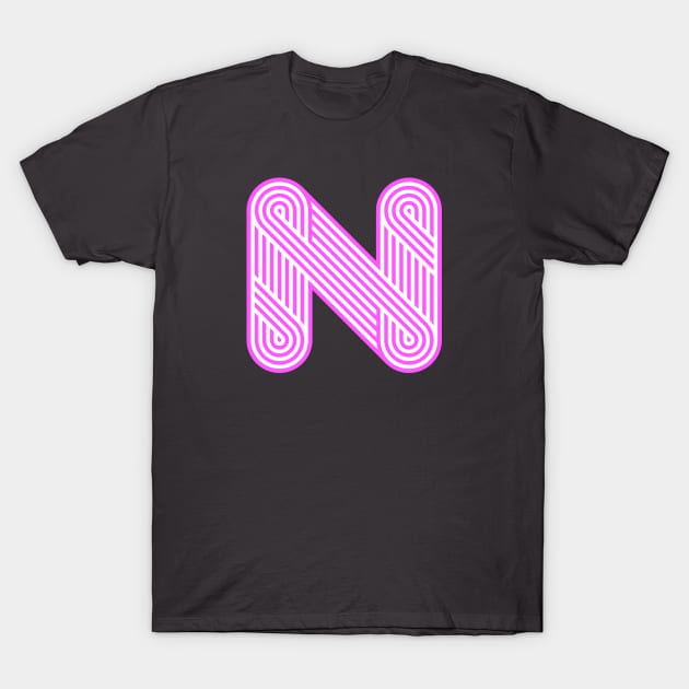 Alphabet N T-Shirt by SASTRAVILA